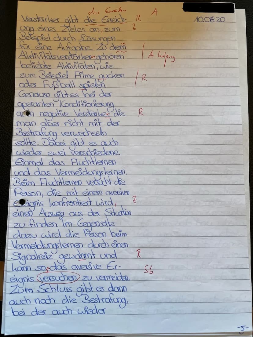 15
10
20
25
5
Pädagogik GK 11
2. Klausur
Lerntheorien
Gesamtschule
10.06.2020
Aufgabenstellung:
1. Beschreibe das Vorgehen der Therapeuten i