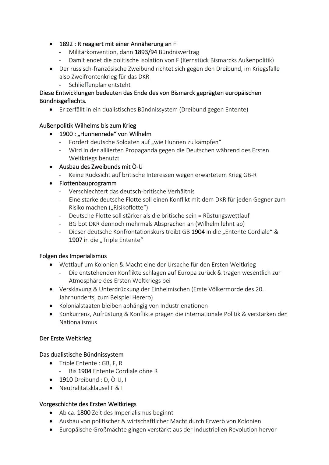 Geschichtsklausur 28. März 2023

Imperialismus

1. Systematische Politik des Erwerbs & der Ausbeutung von Kolonien durch Staat &
Gesellschaf
