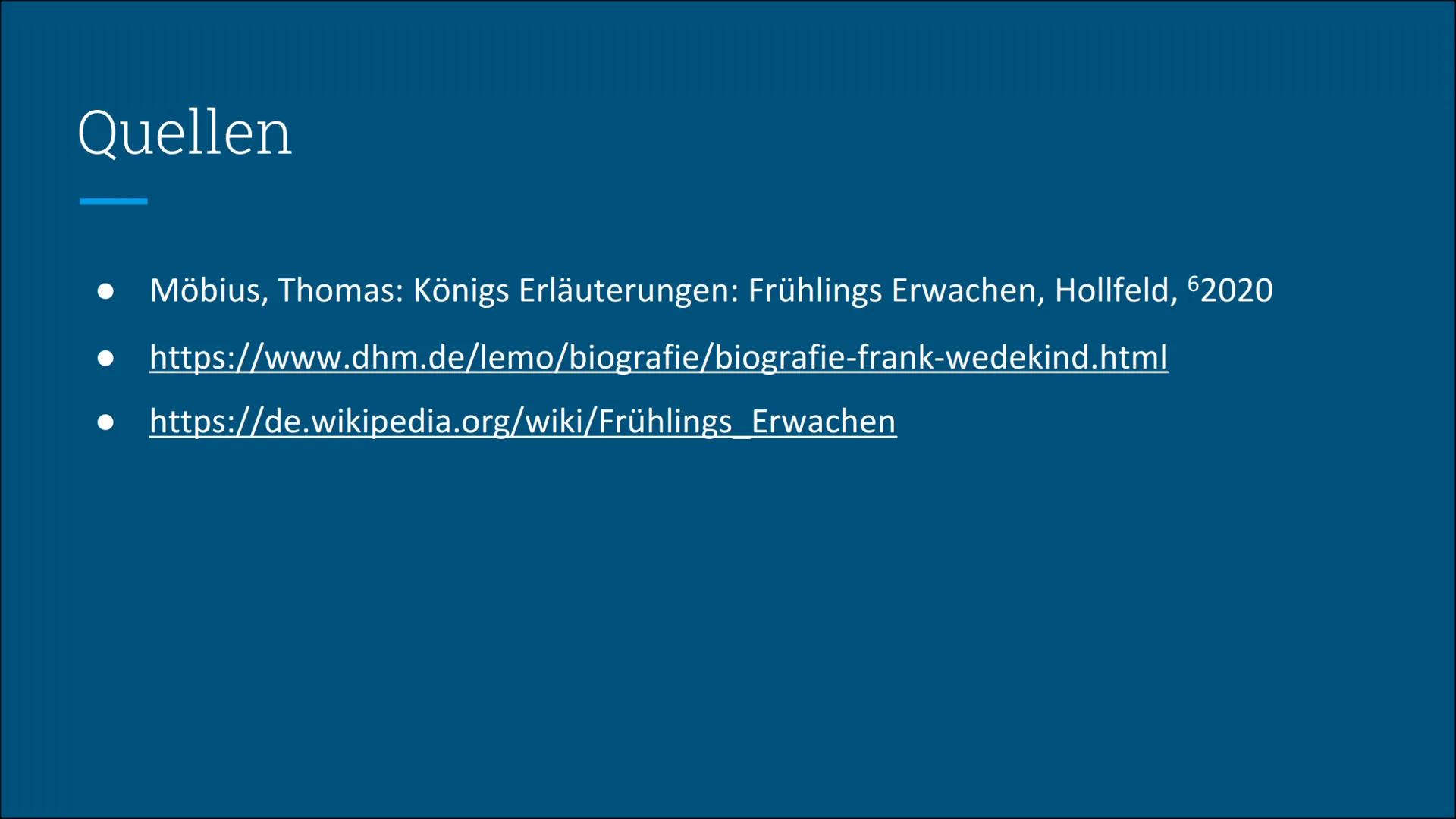 Frühlings Erwachen
Frank Wedekind 1. Autor
Benjamin Franklin Wedekind
* 24.07.1864 in Hannover - †09.03.1918 in München
●
Frank Wedekind: Fr