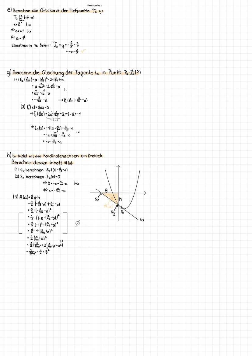 Funktionenscharen
Durch fa(x)-ax-2x -a (a>0) ist eine Funktionschar gegeben.
a) Zwischen den Graphen für a-0,5; 1, 1,5
Notiere erste Beobach
