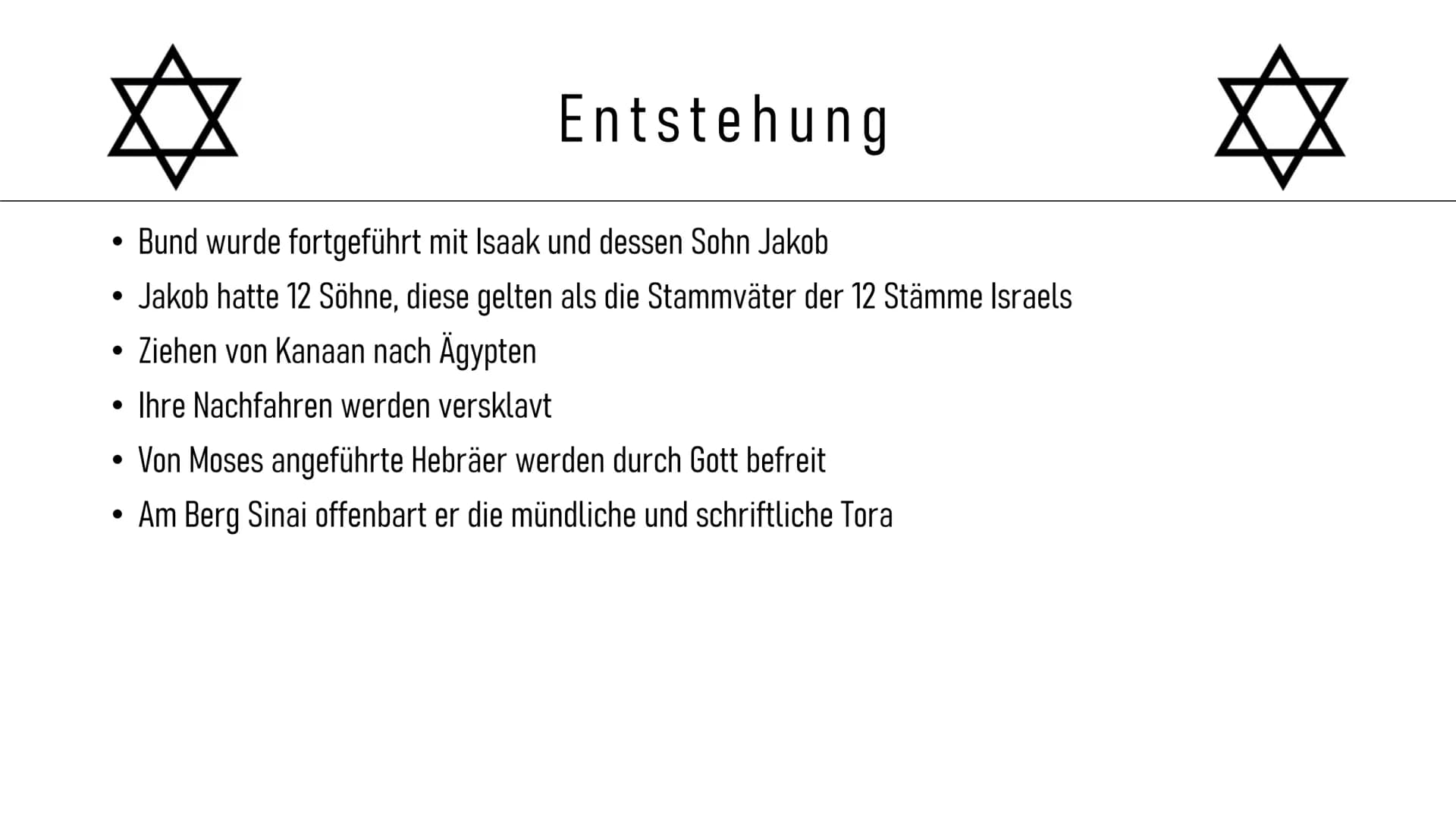 ●
●
●
●
●
●
●
●
Steckbrief
Entstehung
Geschichte
Alltag
Feiertage
Erkennungszeichen
Synagoge und Tora
Vergleich zwischen Israel und außerhal