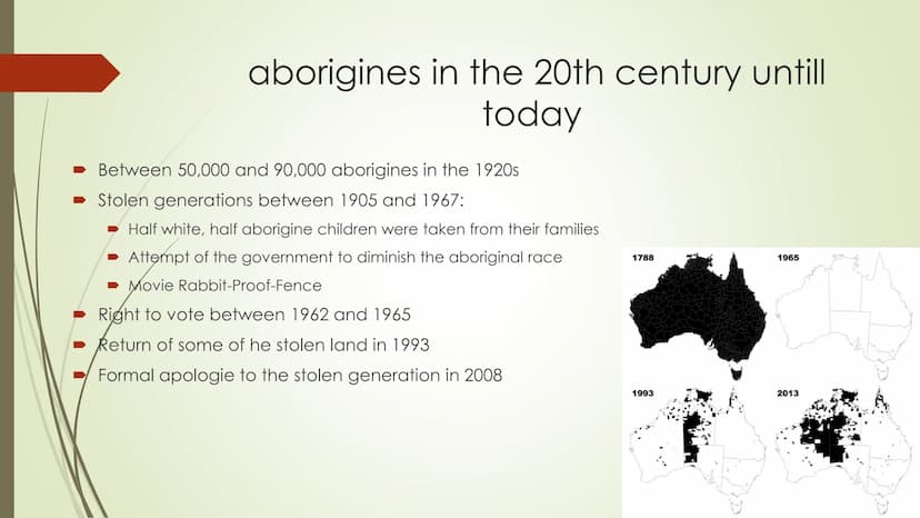 Presentation Structure
History of aboriginal australians
When did humans first come to australia ?
Settlers in australia
aborigines in the 2