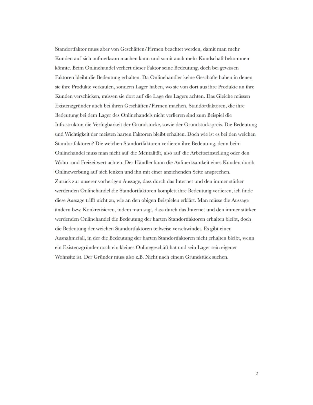 Sila
Herra
17. April 2020
Raumplanung und Raumordnung
,,Durch das Internet und den immer stärker werdenden
Onlinehandel verlieren die Stando