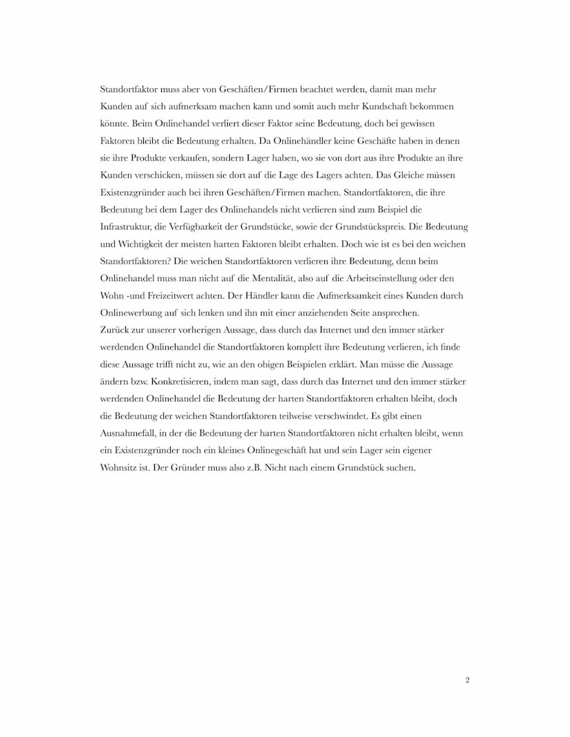 Sila
Herra
17. April 2020
Raumplanung und Raumordnung
,,Durch das Internet und den immer stärker werdenden
Onlinehandel verlieren die Stando