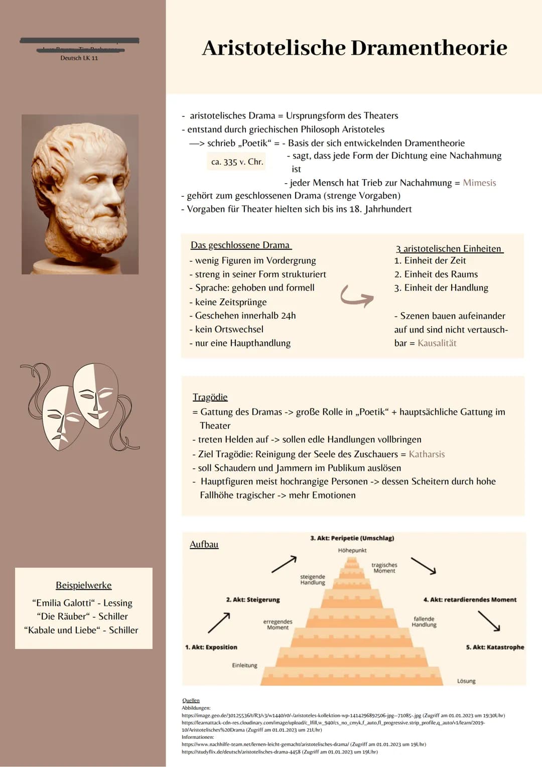 ARISTOTELISCHE DRAMENTHEORIE
DEU2
Bild 1 Vortrag „Aristotelische Dramentheorie"
Gliederung:
1) Entstehung
2) Das geschlossene Drama
2.1) All