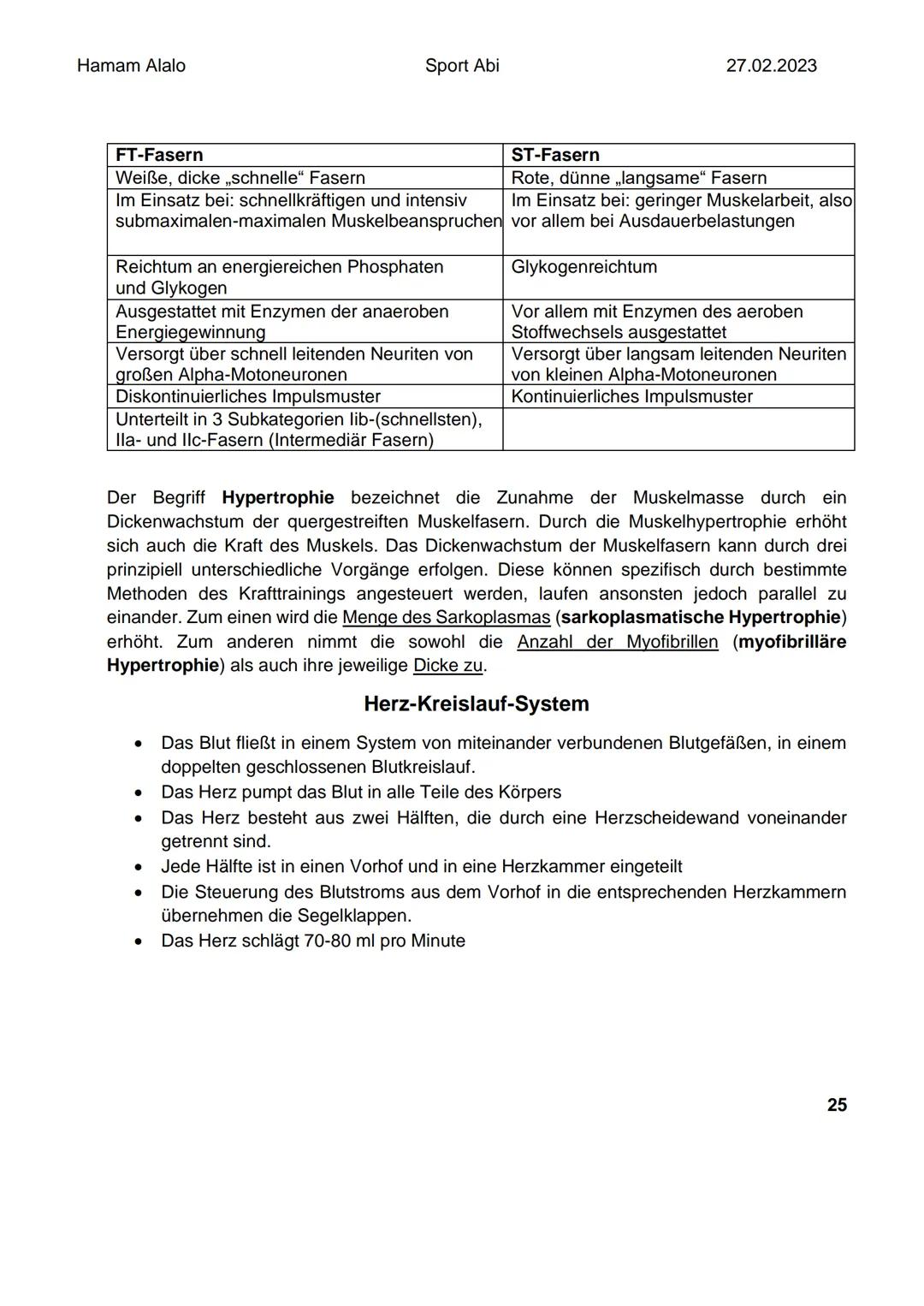 Hamam Alalo
Sport Abi
Bewegungslehre
27.02.2023
Warum Bewegungsanalyse?
Das Ziel der Analyse sportlicher Bewegungen besteht darin, ein Beweg