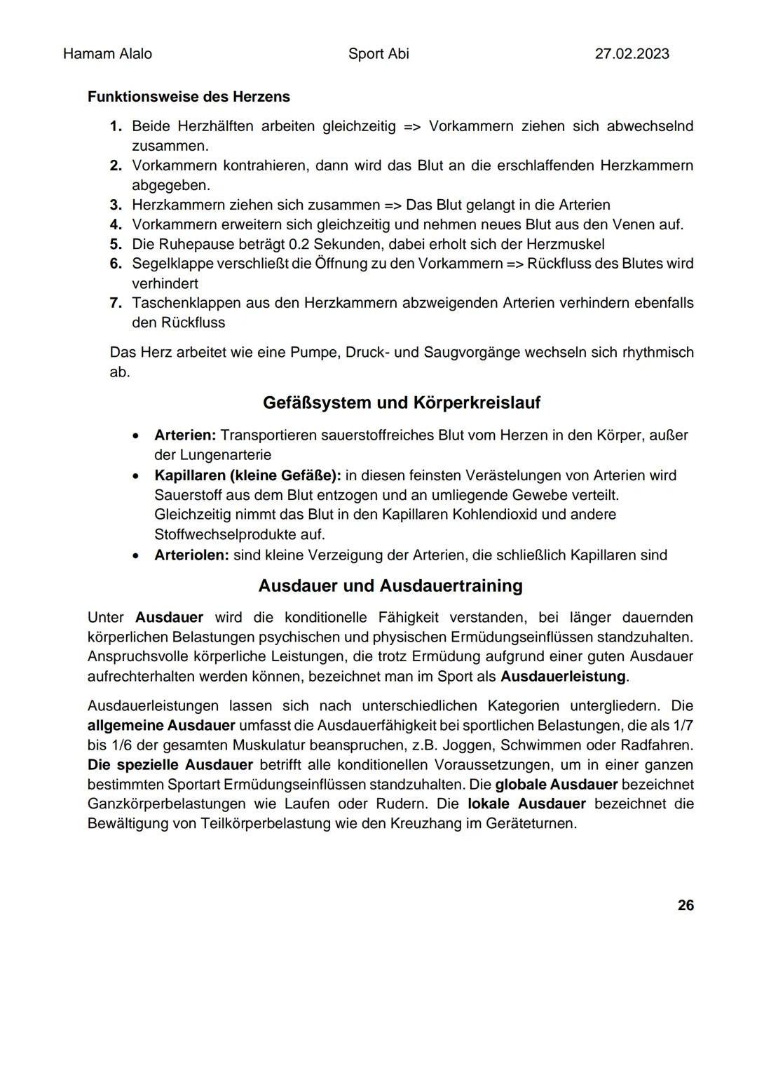 Hamam Alalo
Sport Abi
Bewegungslehre
27.02.2023
Warum Bewegungsanalyse?
Das Ziel der Analyse sportlicher Bewegungen besteht darin, ein Beweg