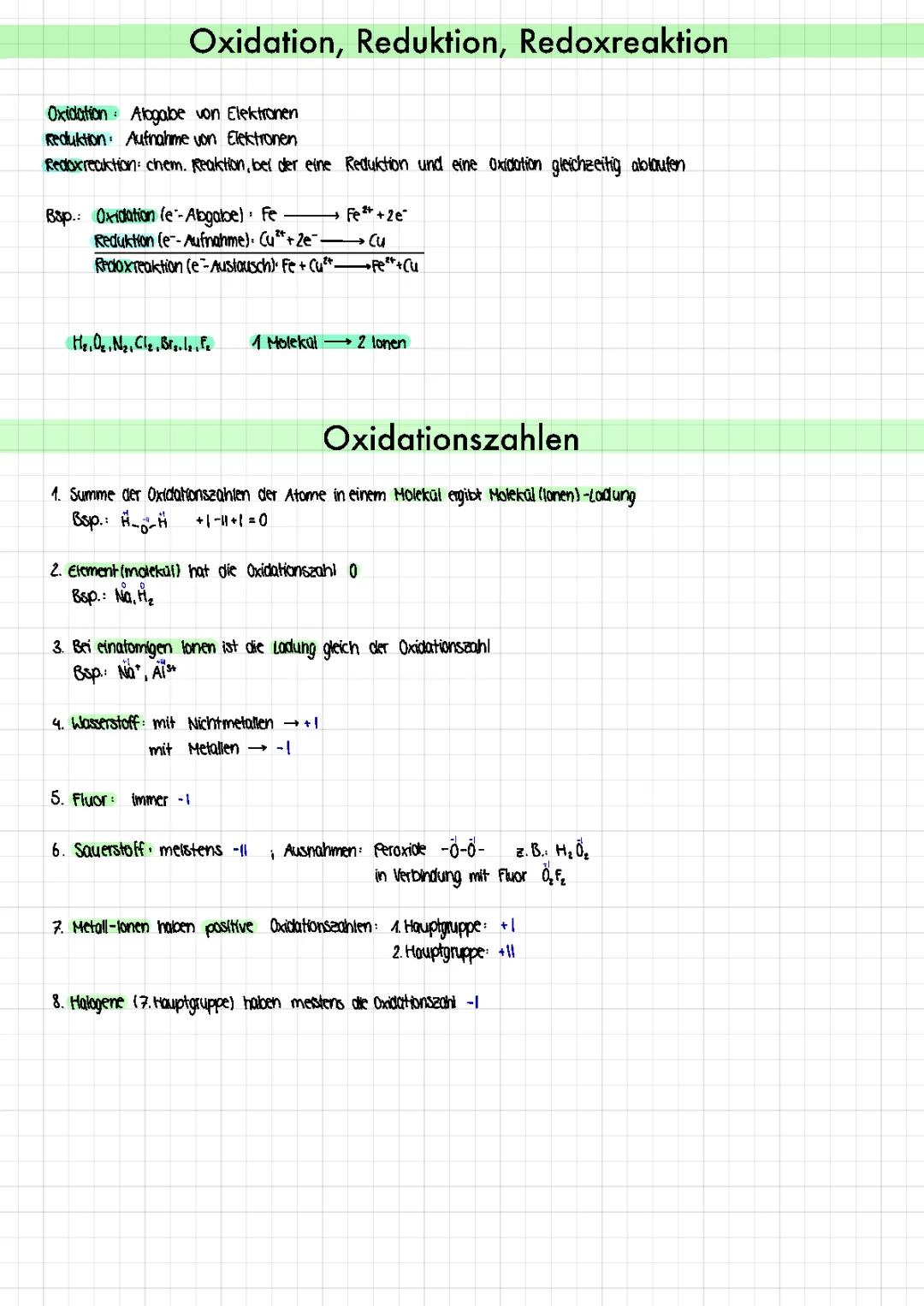 Einfach erklärt: Oxidation, Reduktion und Redoxreaktionen