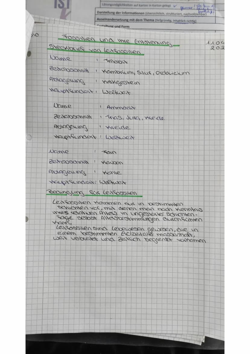 Darstellung der Informationen (übersichtlich, strukturiert, nachvol
Auseinandersetzung mit dem Thema (tiefgründig, inhaltlich richtig)
lng u