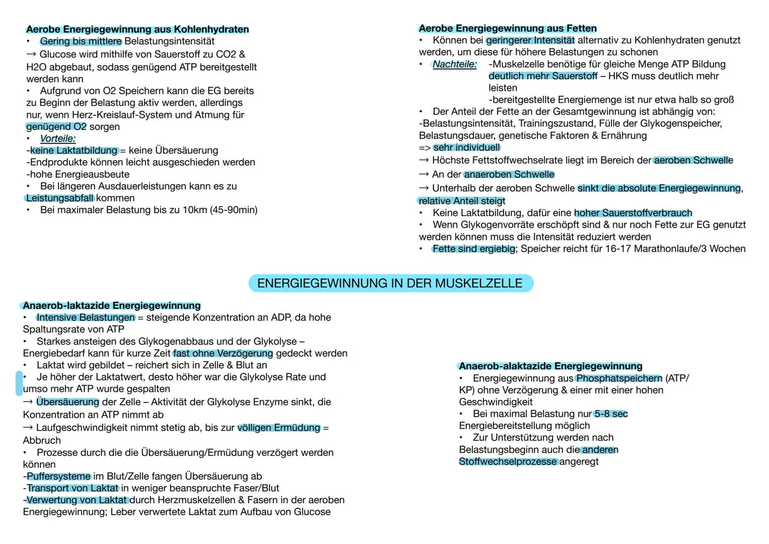  DEFINITION
bei relativ lang
Ermüdungswiderstandsfähigkeit
dauernden Belastungen und die schnelle
Erholungsfähigkeit nach Abschluss der Bela