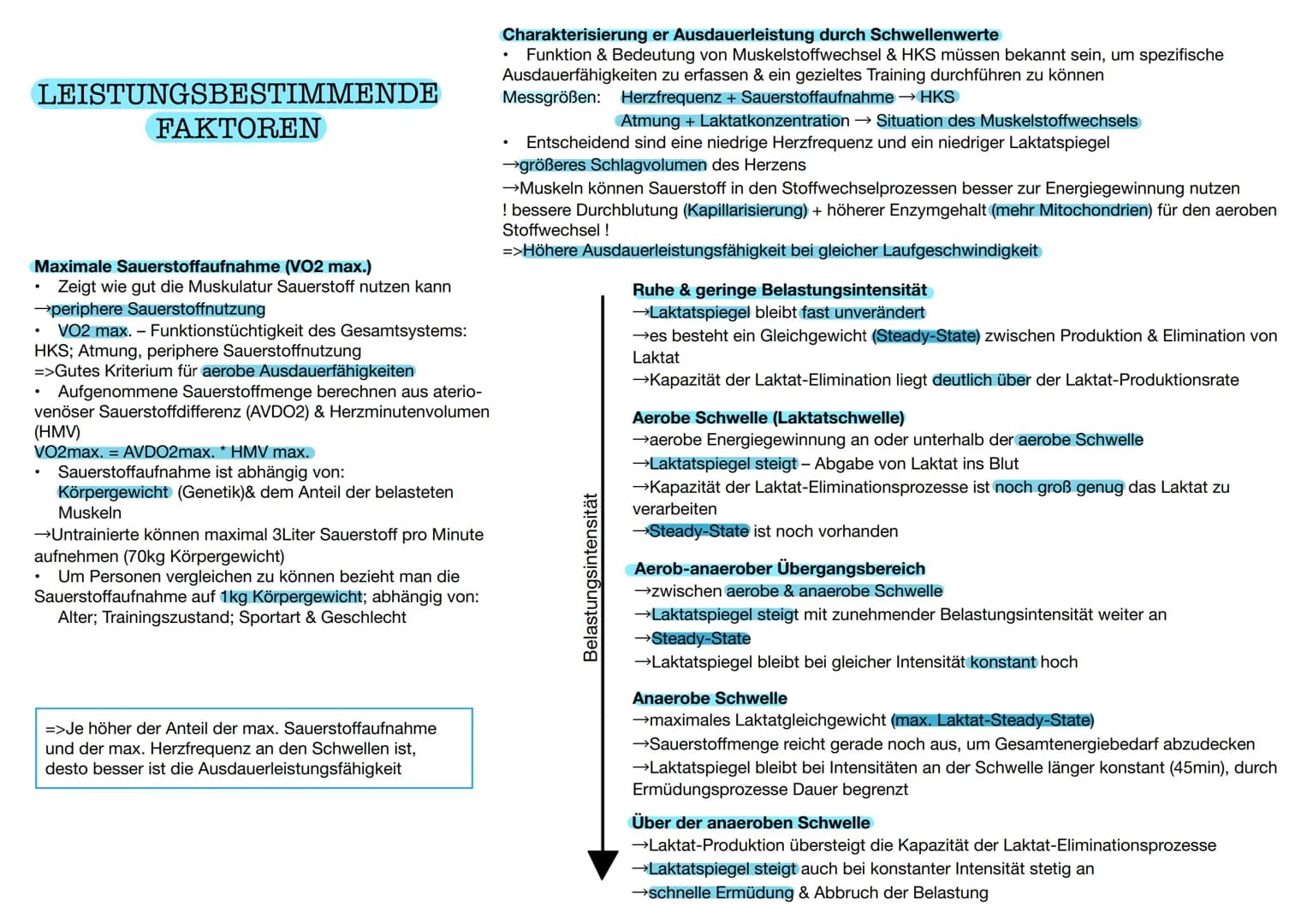  DEFINITION
bei relativ lang
Ermüdungswiderstandsfähigkeit
dauernden Belastungen und die schnelle
Erholungsfähigkeit nach Abschluss der Bela