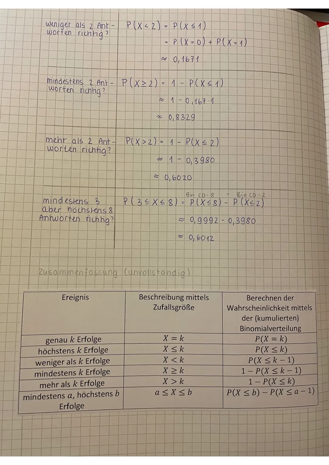 Binomialverteilung Aufgaben und Lösungen: PDF für Abitur & mehr