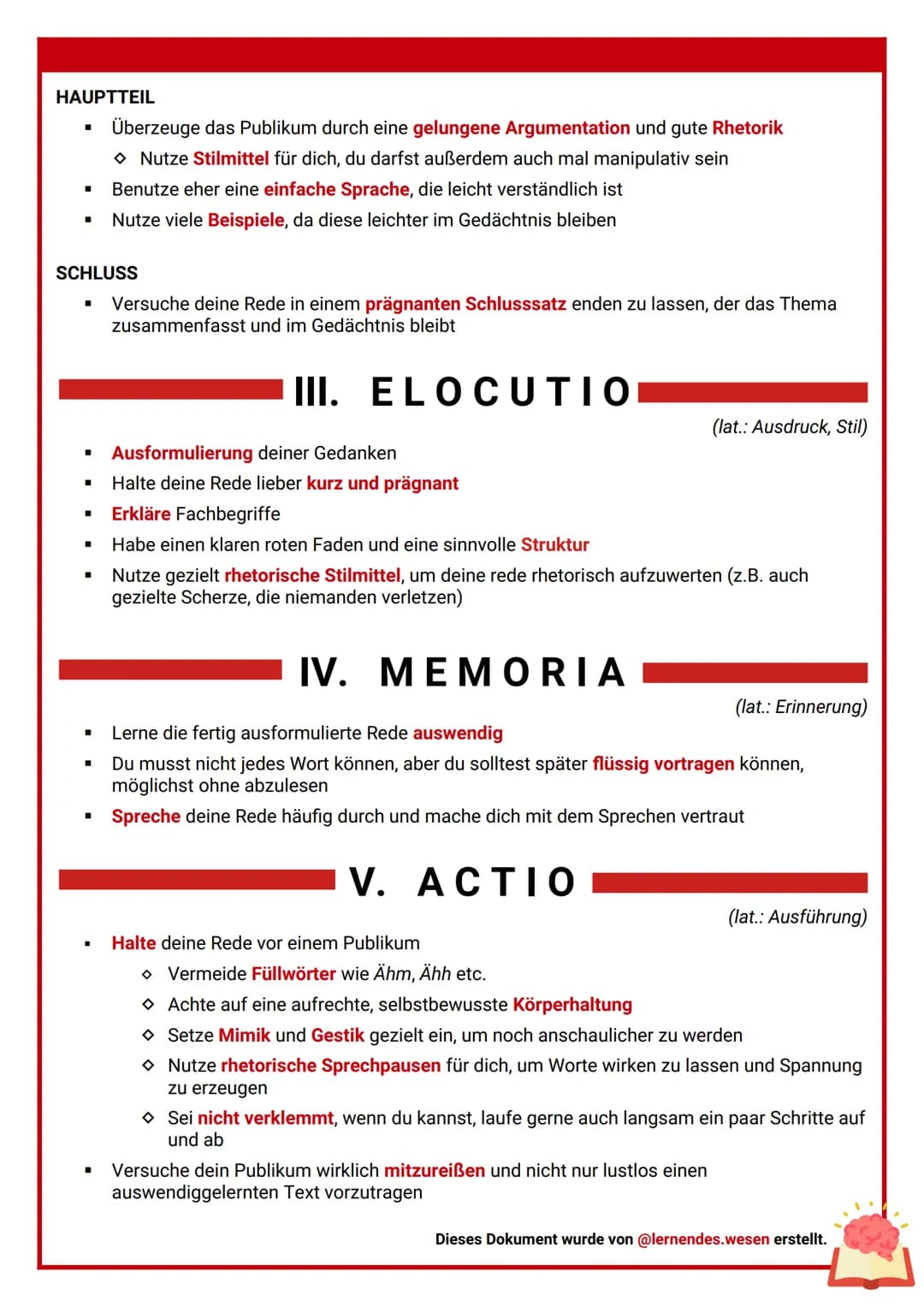 REDE
REDE
→ Eine Rede ist das mündliche Vortragen einer zuvor
schriftlich festgehaltenen Meinung zu einem
spezifischen Thema. Im Gegensatz z