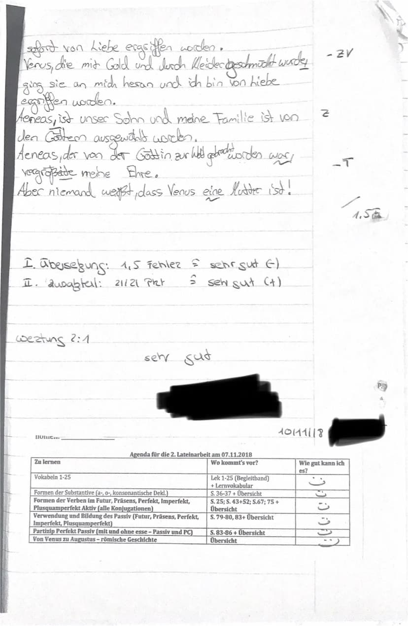 sofort von Liebe ergriffen worden.
Venus, die mit Gold und durch Kleider geschmücht wurde
sie an
mich heran und ich bin von Liebe
ging
ergri