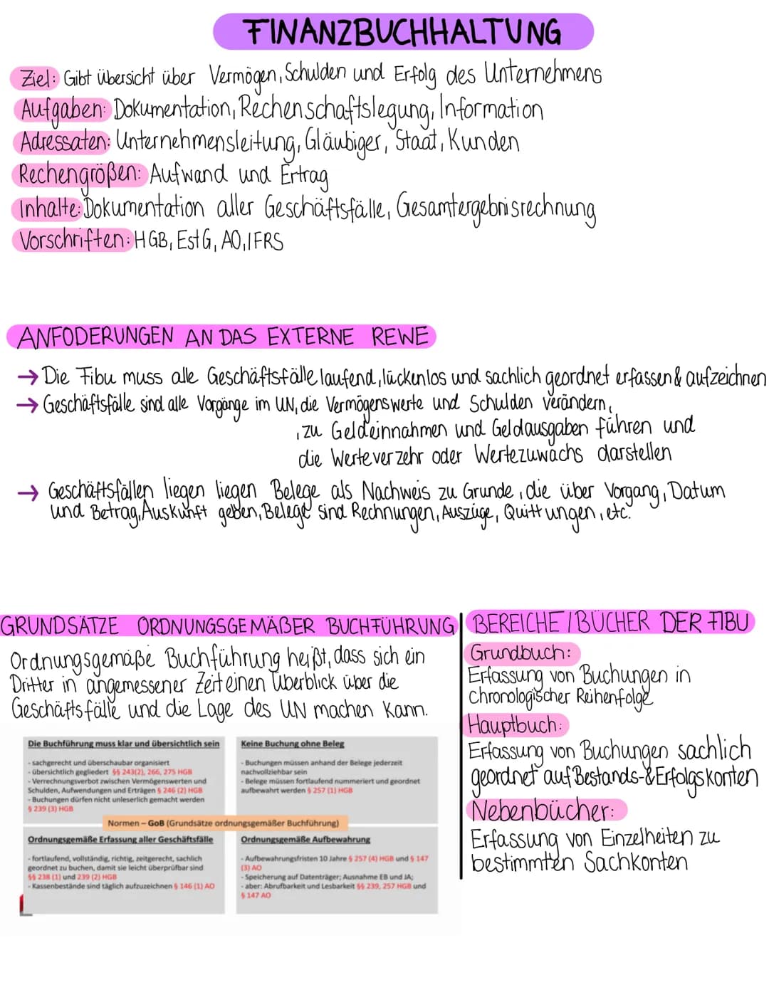 TEIL Überblick über das Rechnungswesen
Finanzbuchhaltung
... rechnet alle
Einzahlungen/Auszahlungen,
Einnahmen/Ausgaben bzw.
Aufwände/Erträg