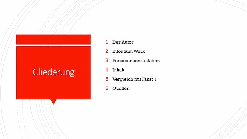 Der goldne Topf
E.T.A Hoffmann
2000 Gliederung
1. Der Autor
2. Infos zum Werk
3. Personenkonstellation
4. Inhalt
5. Vergleich mit Faust 1
6.