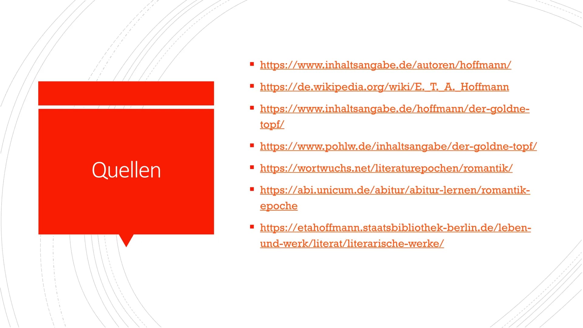 Der goldne Topf
E.T.A Hoffmann
2000 Gliederung
1. Der Autor
2. Infos zum Werk
3. Personenkonstellation
4. Inhalt
5. Vergleich mit Faust 1
6.