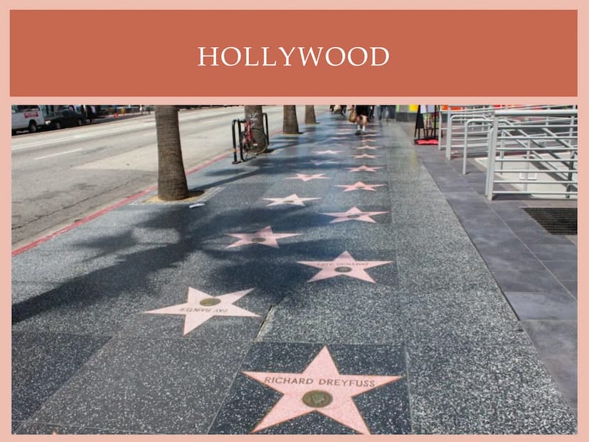 CALIFORNIA
Beatrice's English presentation Basic information
California on a map
The California flag
• Sights
●
●
TABLE OF CONTENTS
Hollywoo