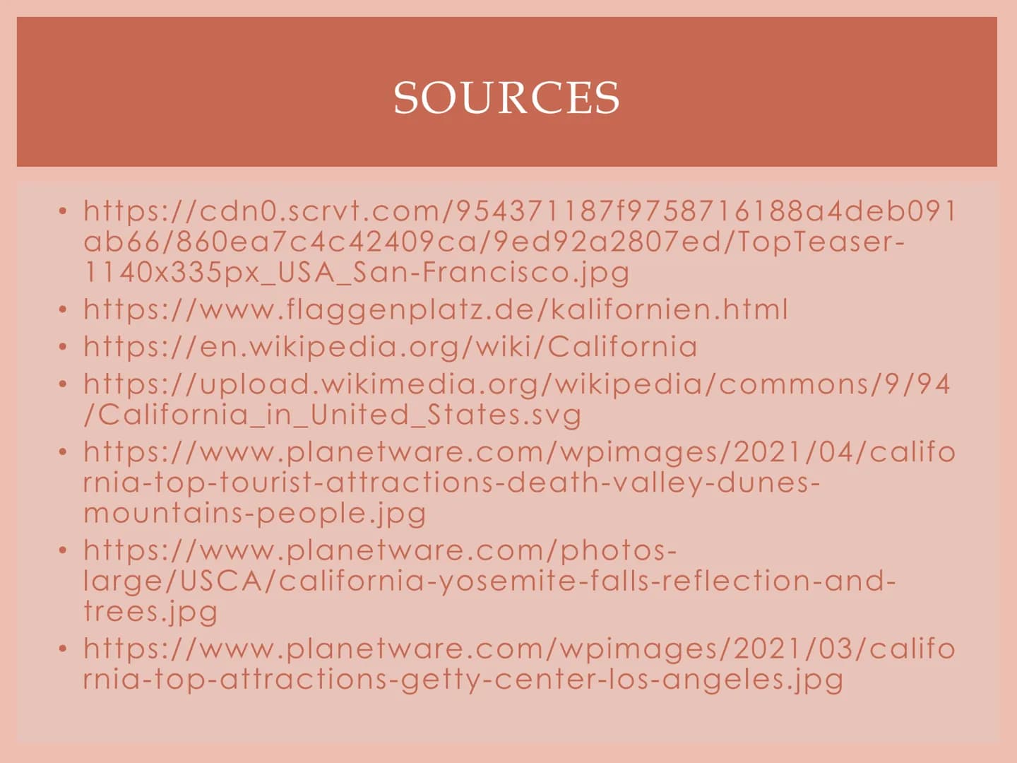 CALIFORNIA
Beatrice's English presentation Basic information
California on a map
The California flag
• Sights
●
●
TABLE OF CONTENTS
Hollywoo