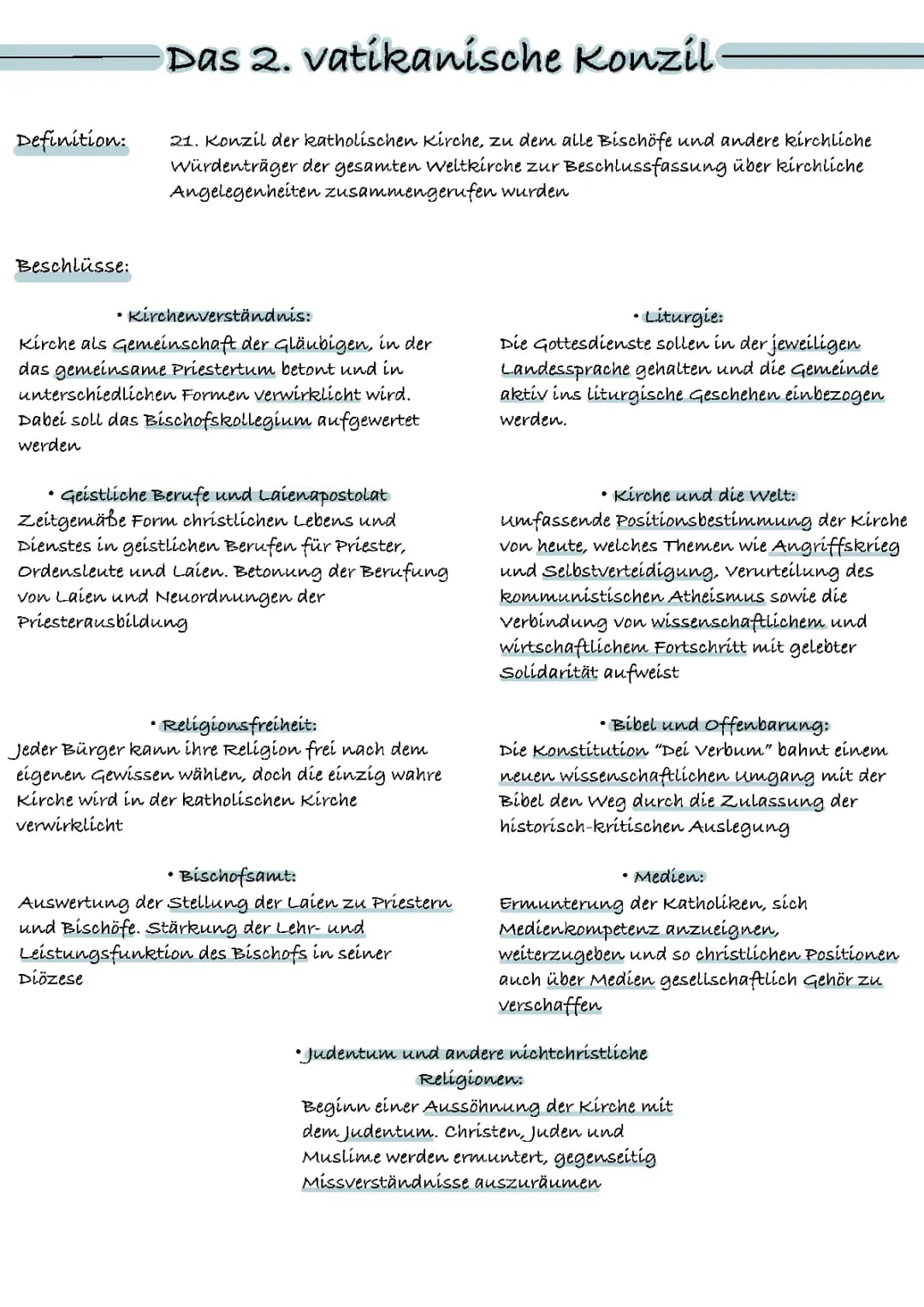 2. vatikanisches Konzil