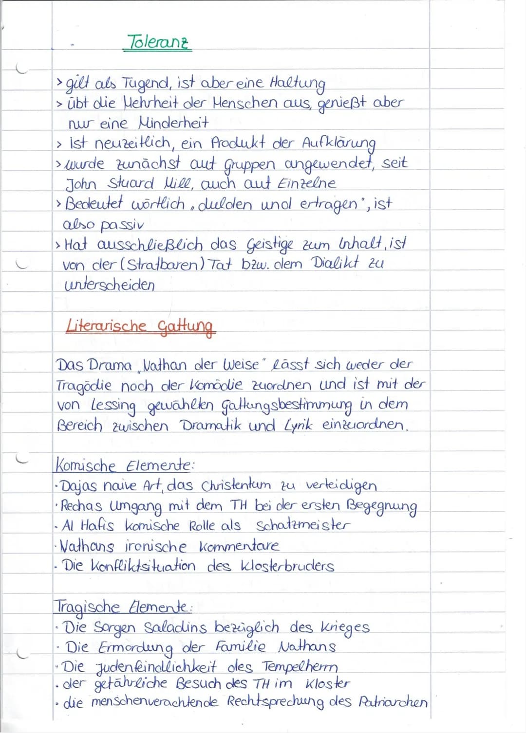 Aufbau einer Dramenanalyse
•Einleitung:
- Hinweise zu Text, aus dem die Szene stammt
- Ort, Zeit, Handlung, Personen.
- Kurze Inhaltsangabe
