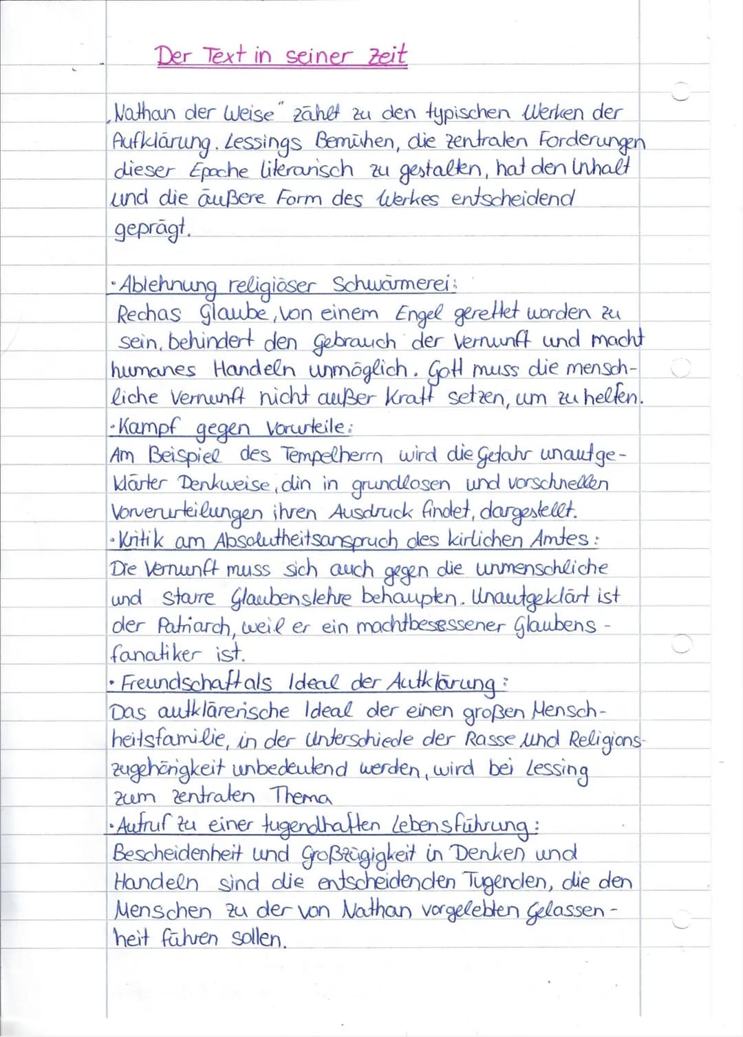 Aufbau einer Dramenanalyse
•Einleitung:
- Hinweise zu Text, aus dem die Szene stammt
- Ort, Zeit, Handlung, Personen.
- Kurze Inhaltsangabe
