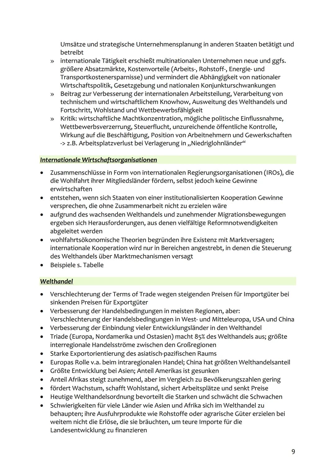 Geographie K1-2
Was ist Globalisierung?
Die Globalisierung ist der dynamische Prozess einer weltweiten Integration von
Wirtschaftsbeziehunge