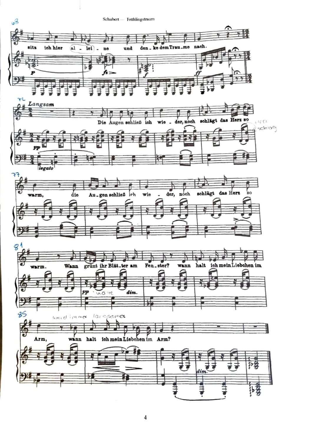 Musik und Sprache im Kunstlied „Frühlingstraum“
Zur Entstehung des Werks:
Franz Schubert (1797-1827) komponierte dieses Lied für seinen Zykl