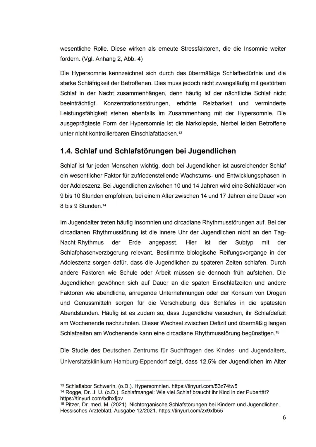 Beurteilung der Facharbeit Biologie zum Thema
Schlafstörungen - eine Untersuchung bei Jugendlichen an der
Note:
-Gesamtschule
Bei der Bewert