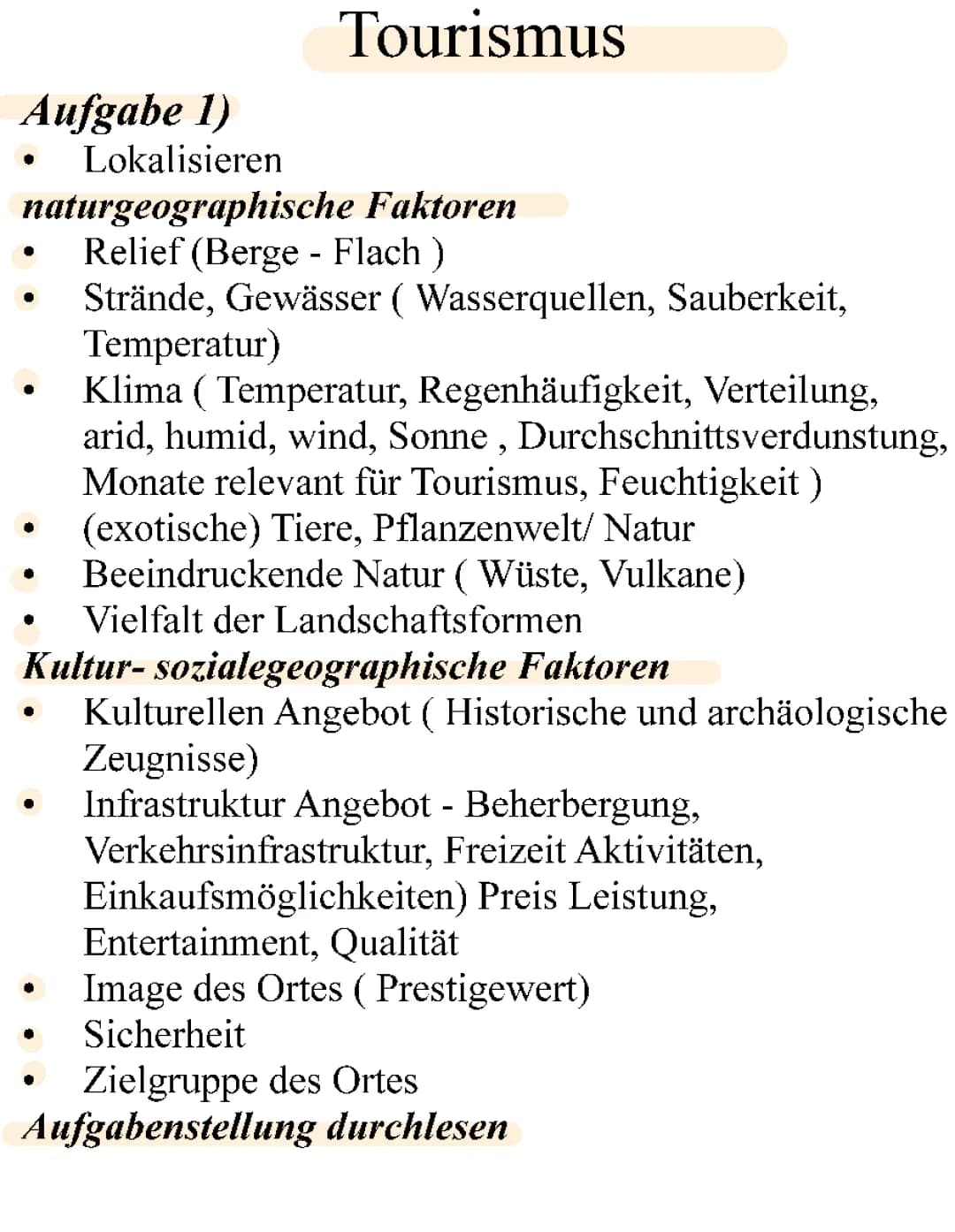 Tourismus
