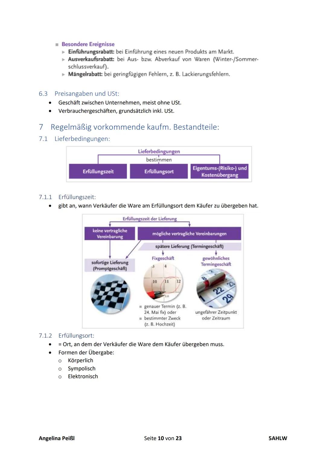 BWP-SA-06.12.2021
Kaufvertrag
1 Phasen beim Käufer und Verkäufer
1.1 Anbahnung des Kaufvertrages
1.1.1 Anfrage (Käufer)
● gezielte Informati