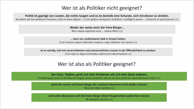 Das wahre Wesen eines
Politikers
Cicero - De re publica
Moritz Huber (LA LK 1) Übersicht
1. Beweggründe eines wahren Politikers
2. Ciceros E