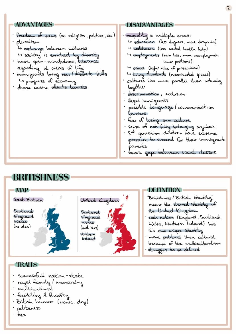 MULTICULTURAL SOCIETY
MULTICULTURALISM
Definition: people from different cultures / nationalities / religions live together in a
possible mo