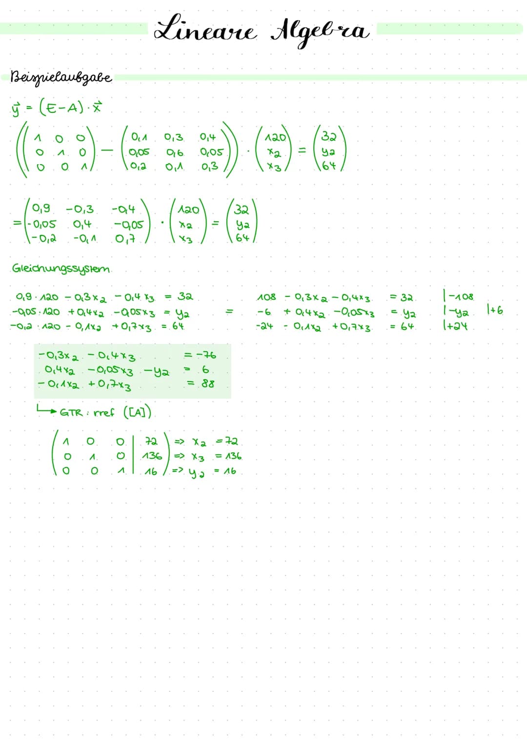 Mathe Grundlagen
m = Zeile
a^^ A12
a₂₁ aaa
031
A =
a32 933
IMMER ERST ZEILE, DANN SPALTE
2x32 Zeilen & 3 Spalten.
Arten von Matrizen.
E =
A1