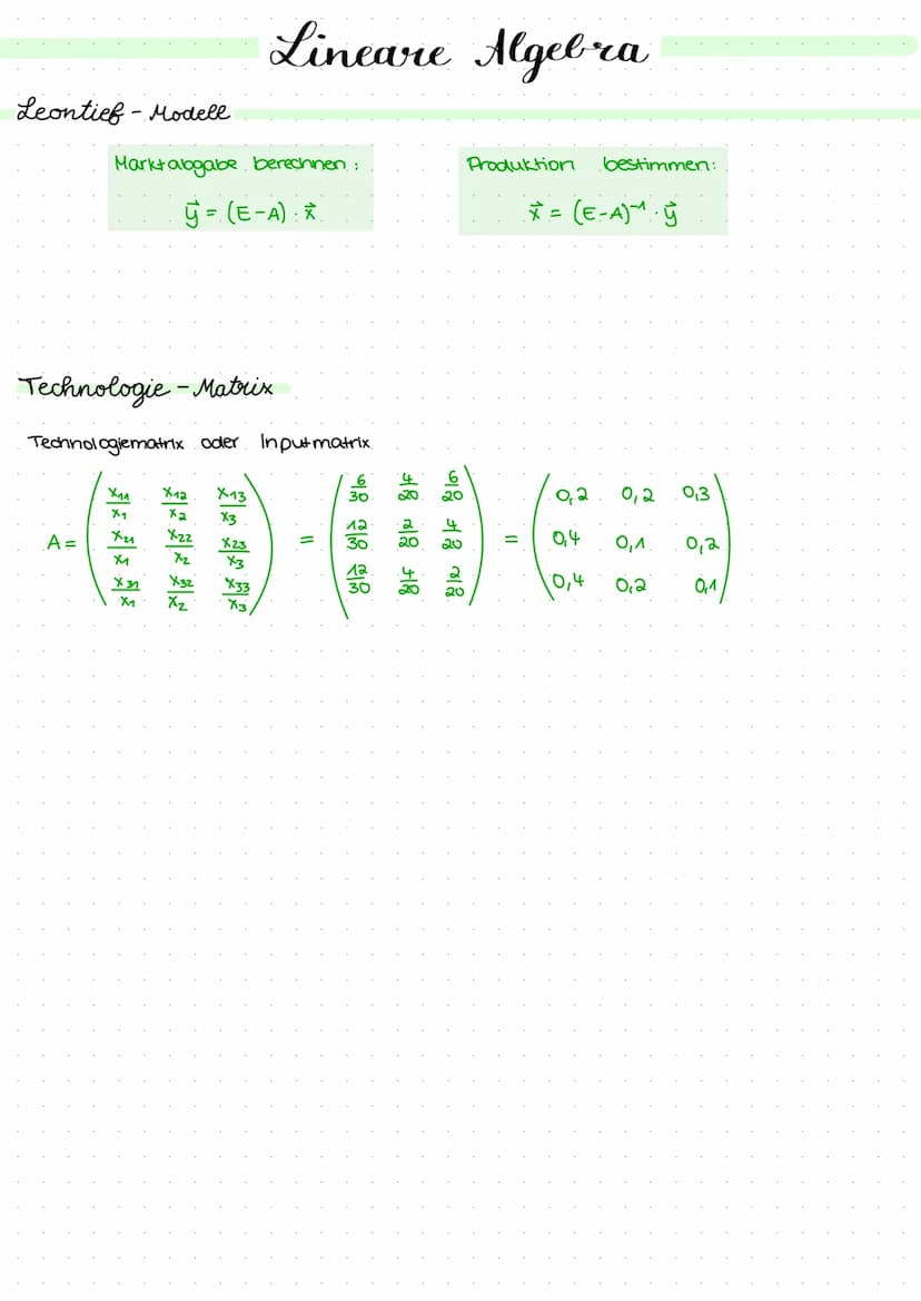 Mathe Grundlagen
m = Zeile
a^^ A12
a₂₁ aaa
031
A =
a32 933
IMMER ERST ZEILE, DANN SPALTE
2x32 Zeilen & 3 Spalten.
Arten von Matrizen.
E =
A1