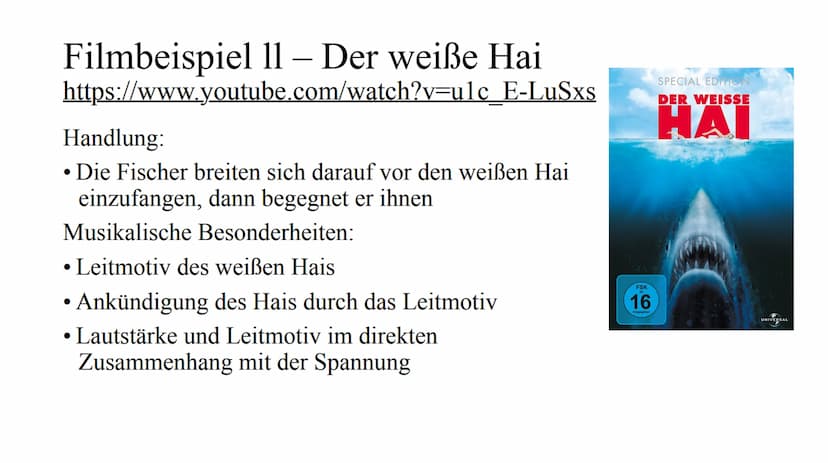 John Williams Werdegang
1932 in New York geboren
Vater: Orchestermusikers
• Mit drei Jahren lernte er Notenlesen
1955 besuchte die Juilliard