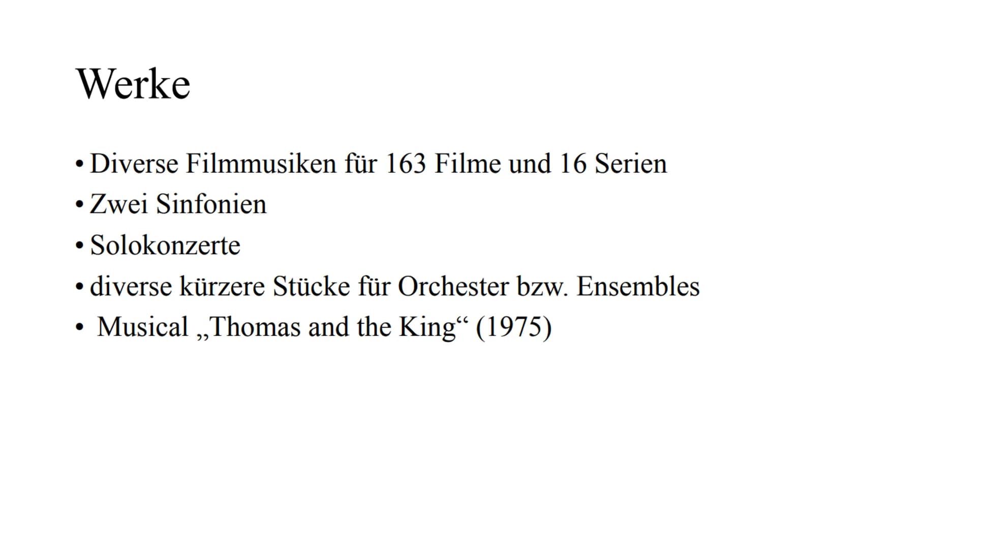 John Williams Werdegang
1932 in New York geboren
Vater: Orchestermusikers
• Mit drei Jahren lernte er Notenlesen
1955 besuchte die Juilliard