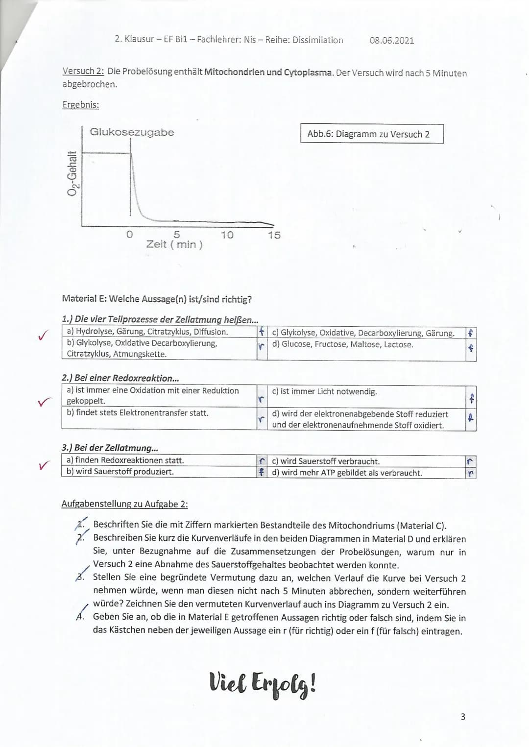 Name:
Laktat
[mmol/
Arbeitsmaterialien zu Aufgabe 1: Anpassungen an körperliche Anstrengungen
Material A: Laktatleistungskurven
5
4
3
2
4.
1