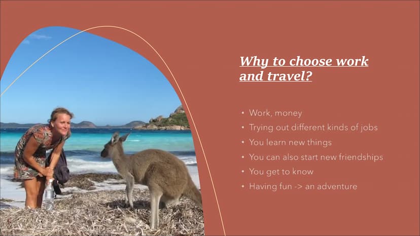 work and travel
WORK
AND
TRAVEL
LIVE
TRAVEL
ADVENTURE Table of contents
-what is "work and travel"?
-what are the best places
to go and why?