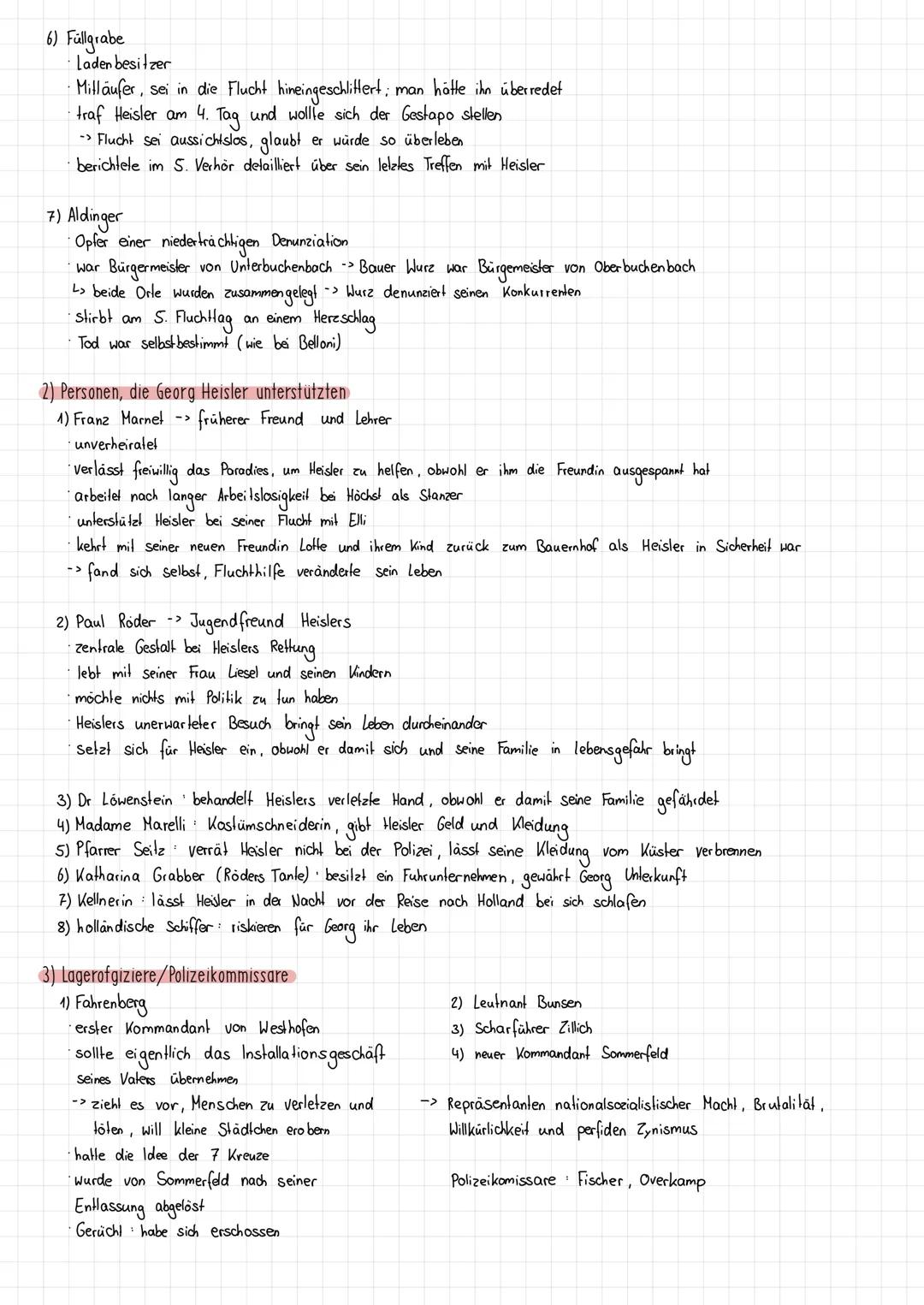 # Zusammenfassung "Das siebte Kreuz"

Handlung
- Oktober 1937
- Sieben Flüchtlinge Georg Heisler, Wallau, Beutler, Pelzer, Belloni, Füllgrab