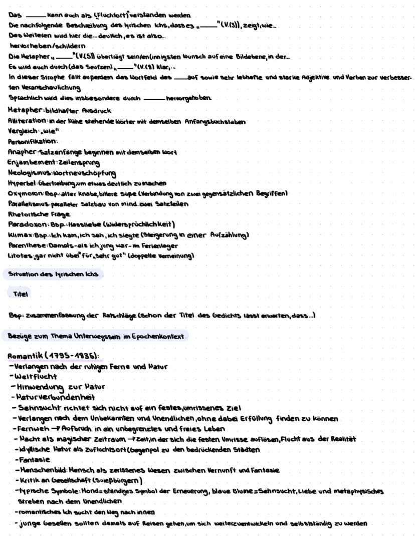 EINE GEDICHTSANALYSE
Einleitung
_"von
aus dem Jahr
das aus der Epoche der
-stammt, handelt von
Das Gedicht..
+ Deutungshypothese in Bezug au