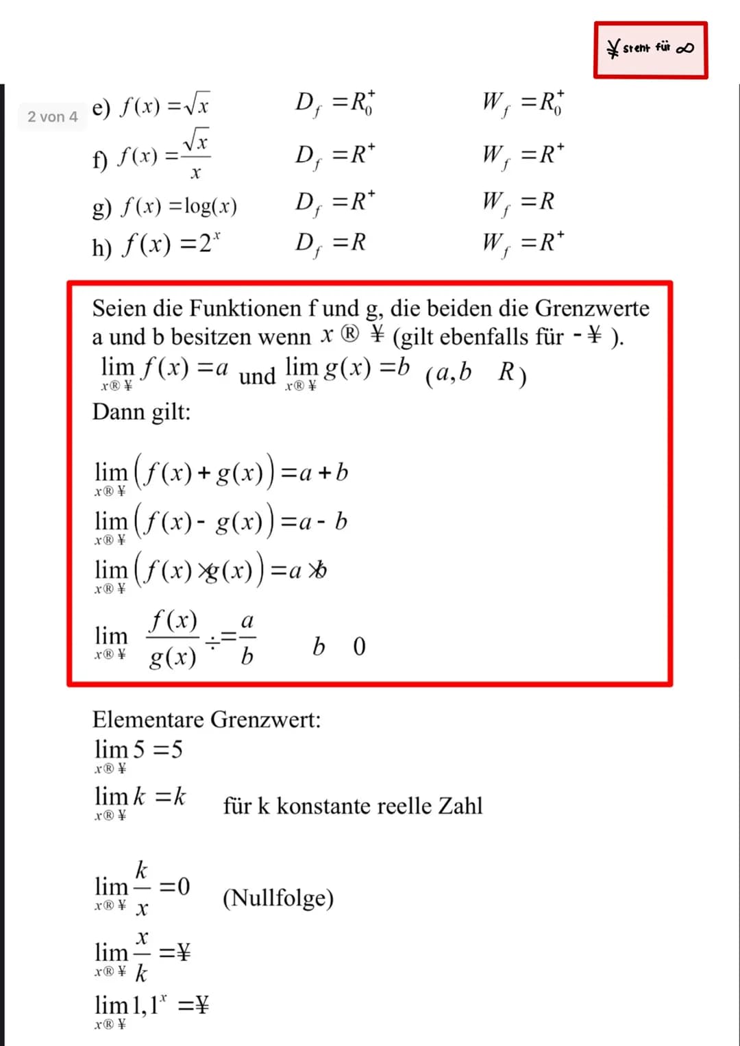 f(x) = 2x
Funktionsterm
fix® 2x
Beispiele
a) f(x)=2x
b) f(x)=x²
Funktionen
c) f(x) =
X
d) ƒ (x) =_1
x + 1
-3
Eine Funktion ordnet jedem Elem
