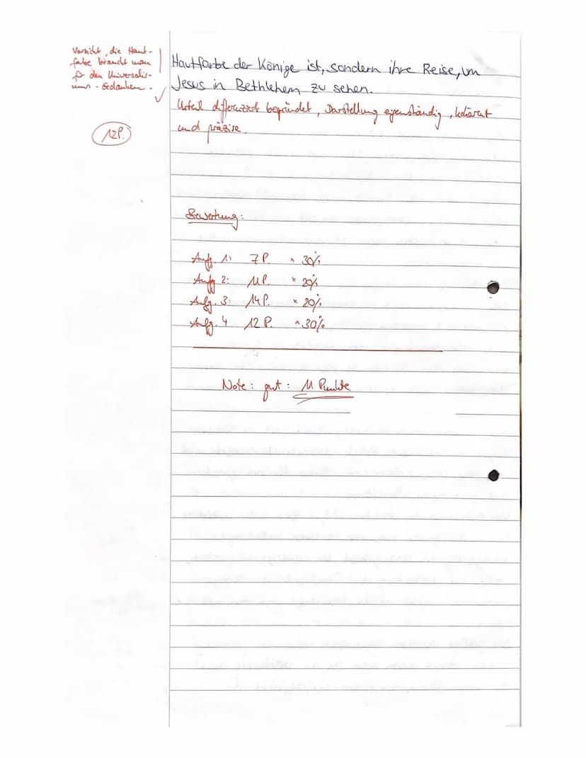 10relrk1
Aufgaben:
2. Kursarbeit
Name:
1. Stellen Sie das biblische Menschenbild aus Genesis 1 dar.
2. Arbeiten Sie aus M1 die kirchengeschi