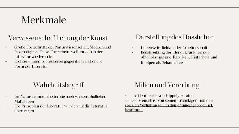 Naturalismus
Eine Epoche aus dem 19. Jahrhundert Inhaltsverzeichnis
01
Einleitung
Definition über die Epoche, was
versteht man überhaupt dar