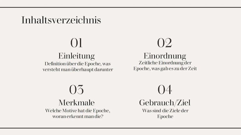 Naturalismus
Eine Epoche aus dem 19. Jahrhundert Inhaltsverzeichnis
01
Einleitung
Definition über die Epoche, was
versteht man überhaupt dar