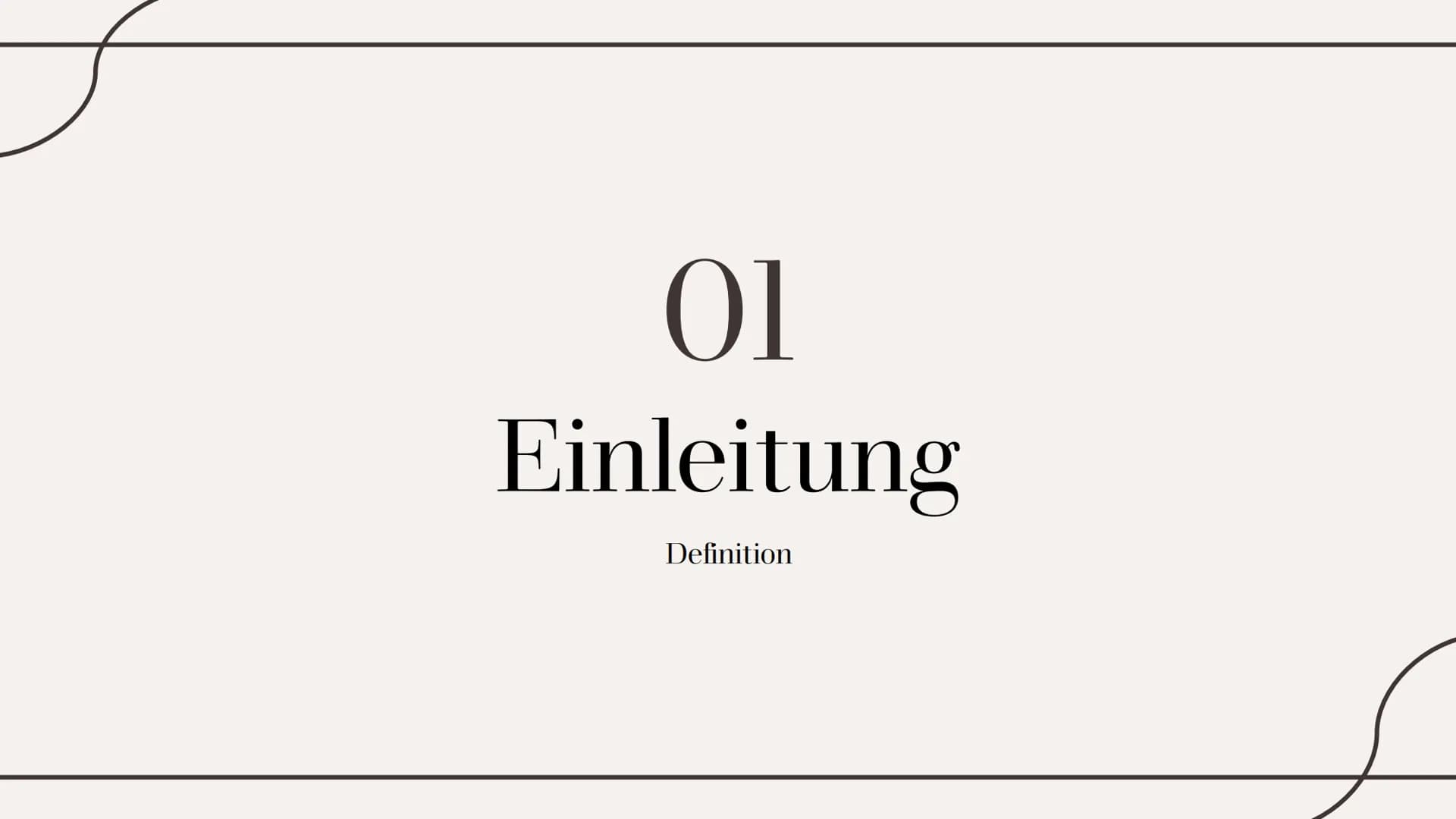 Naturalismus
Eine Epoche aus dem 19. Jahrhundert Inhaltsverzeichnis
01
Einleitung
Definition über die Epoche, was
versteht man überhaupt dar