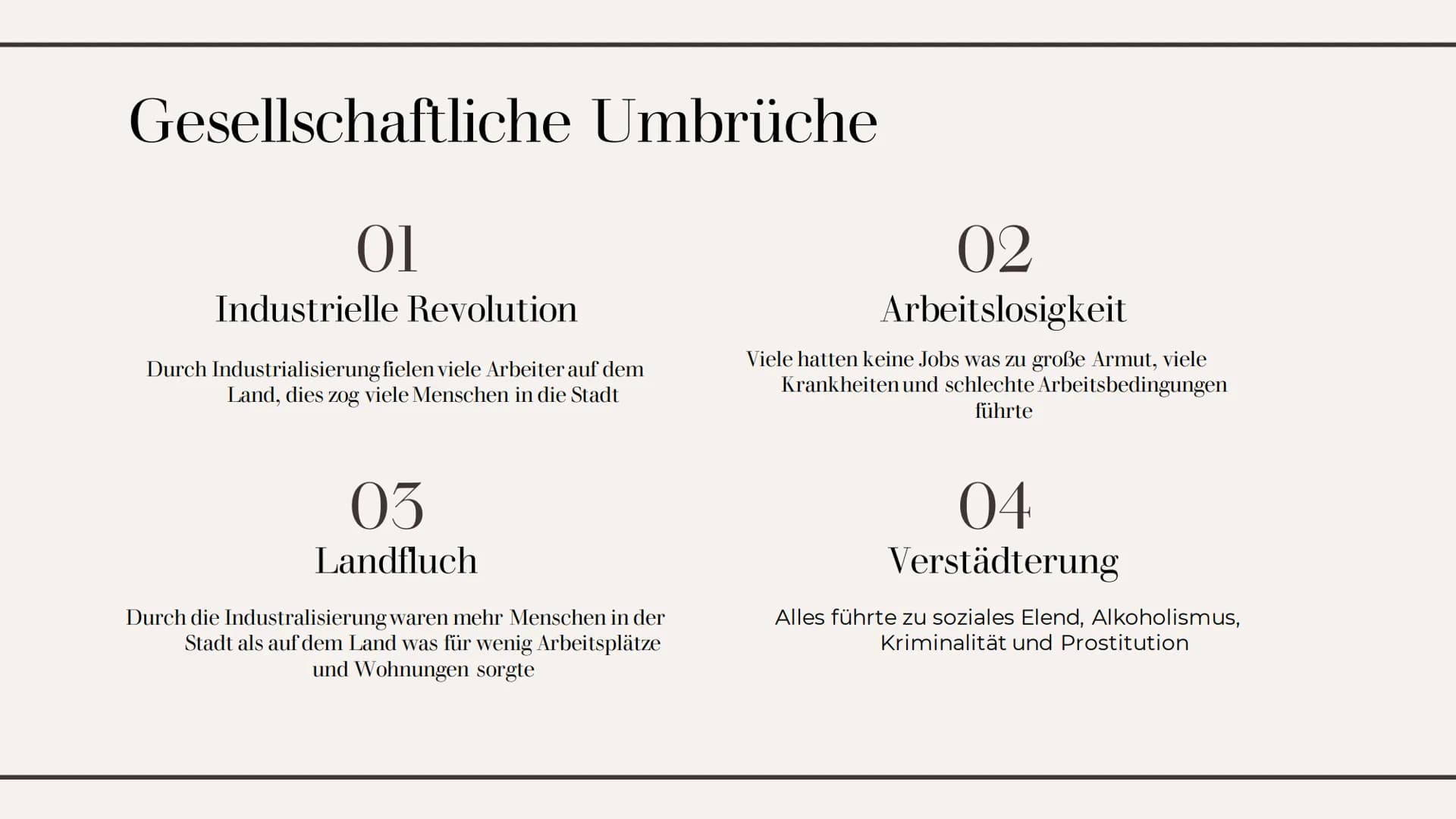 Naturalismus
Eine Epoche aus dem 19. Jahrhundert Inhaltsverzeichnis
01
Einleitung
Definition über die Epoche, was
versteht man überhaupt dar