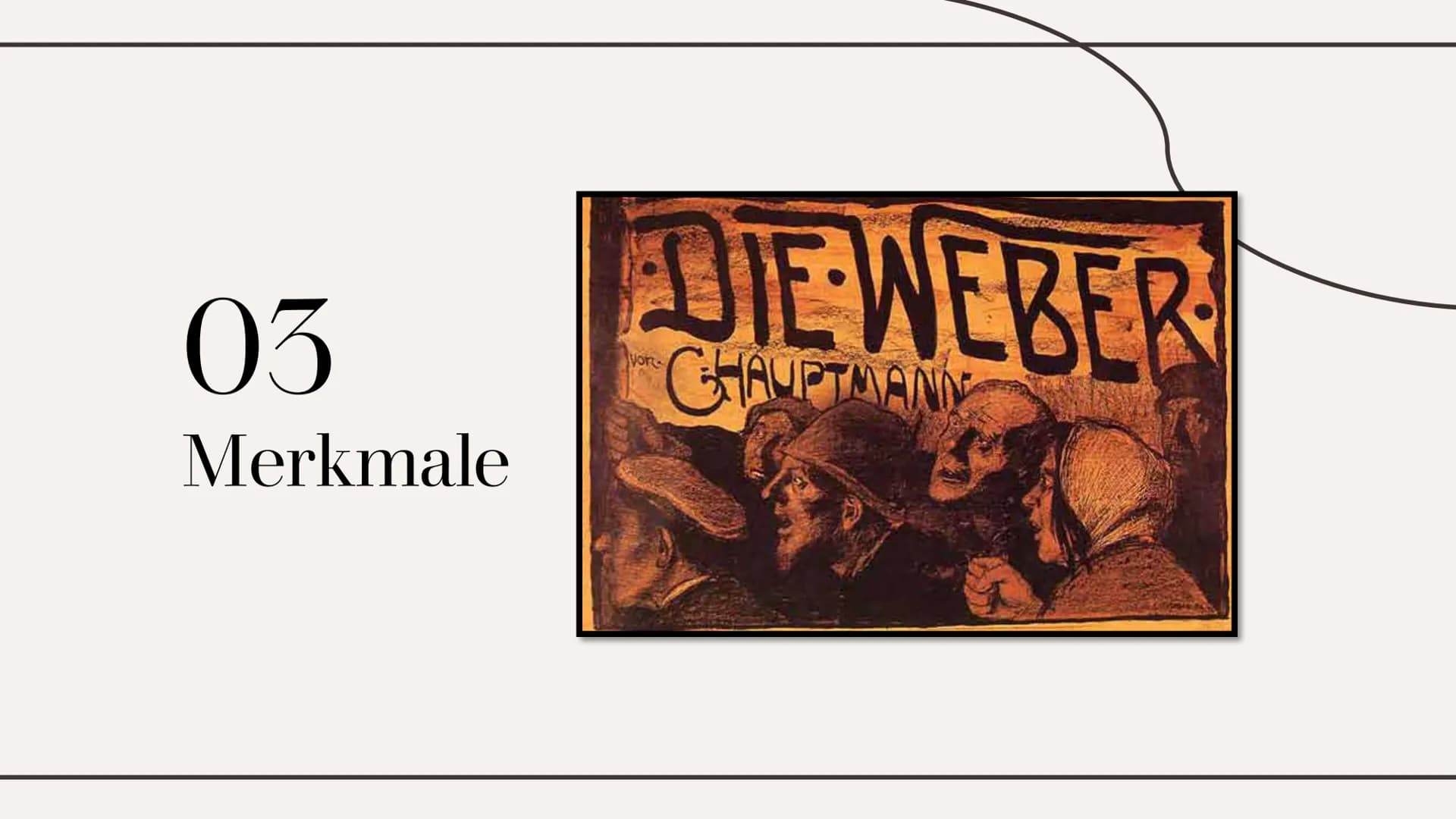 Naturalismus
Eine Epoche aus dem 19. Jahrhundert Inhaltsverzeichnis
01
Einleitung
Definition über die Epoche, was
versteht man überhaupt dar
