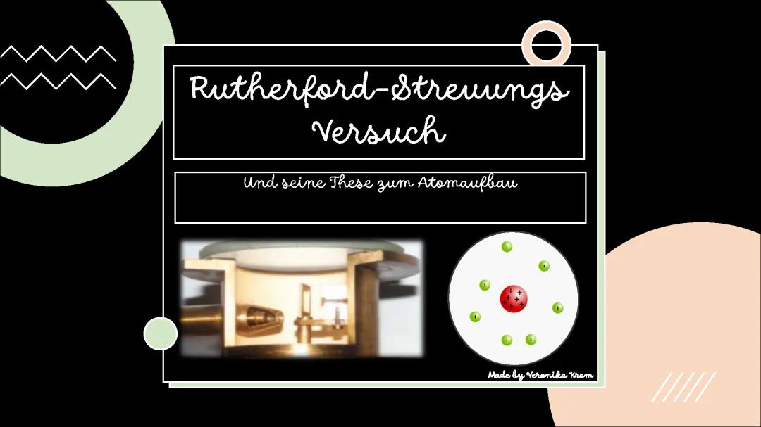 Rutherford Streuversuch 