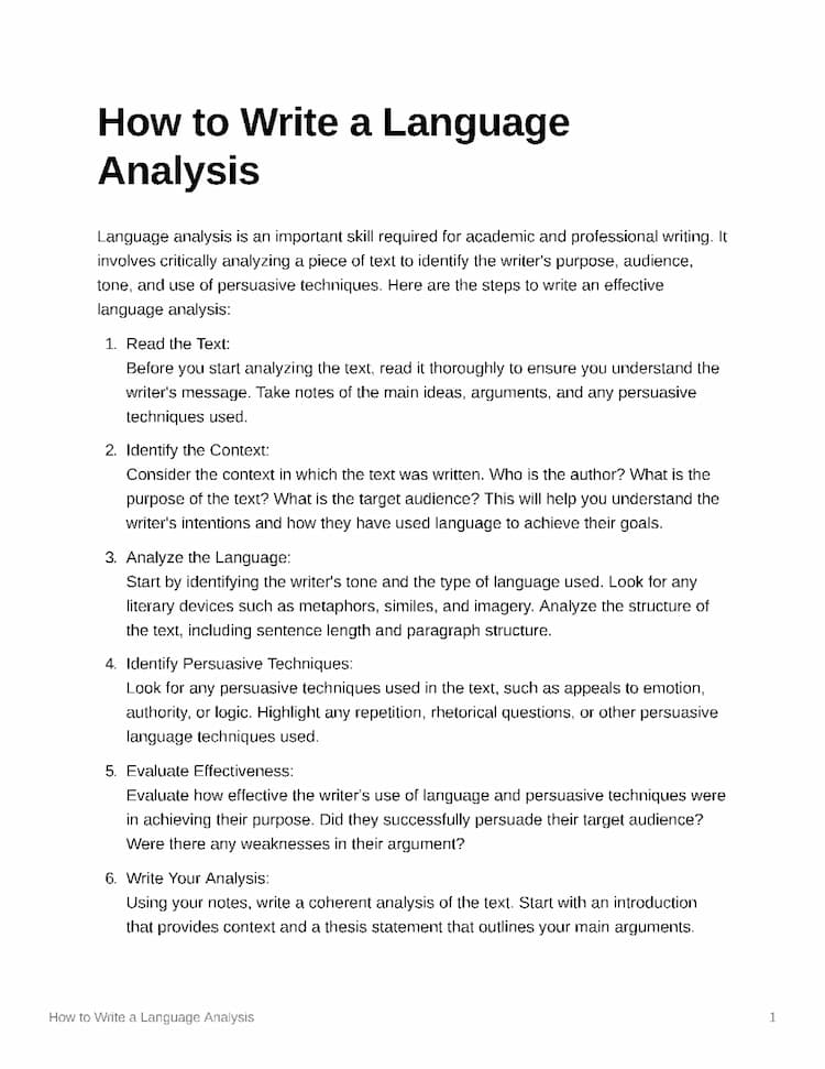 Know Language Analysis  thumbnail
